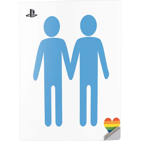 Blue Pride PS5 Digital Edition Console Skin